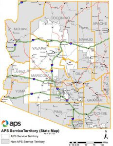 APS Service Territory Map